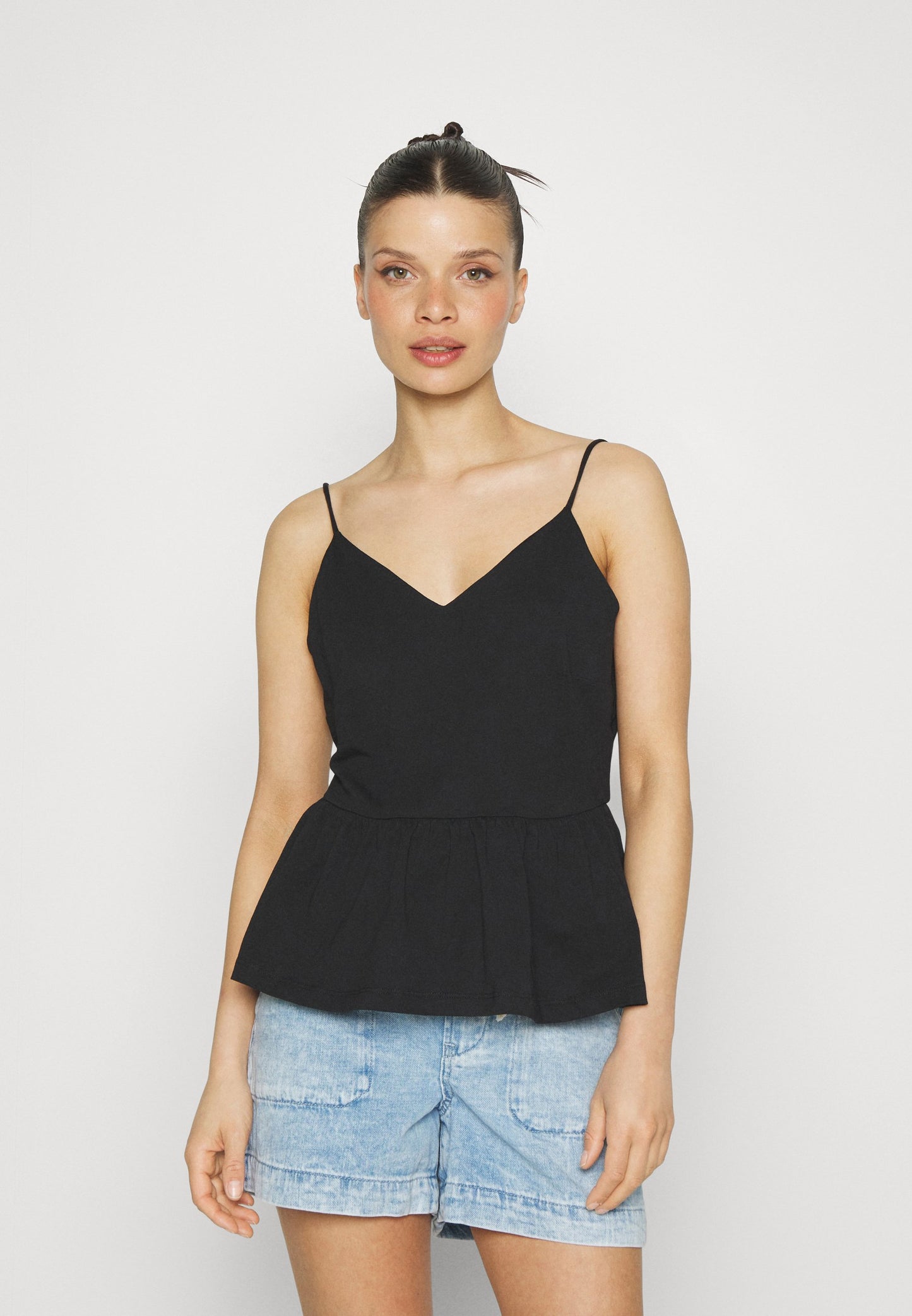 Petite 2Pack- Blouse - Black/ White