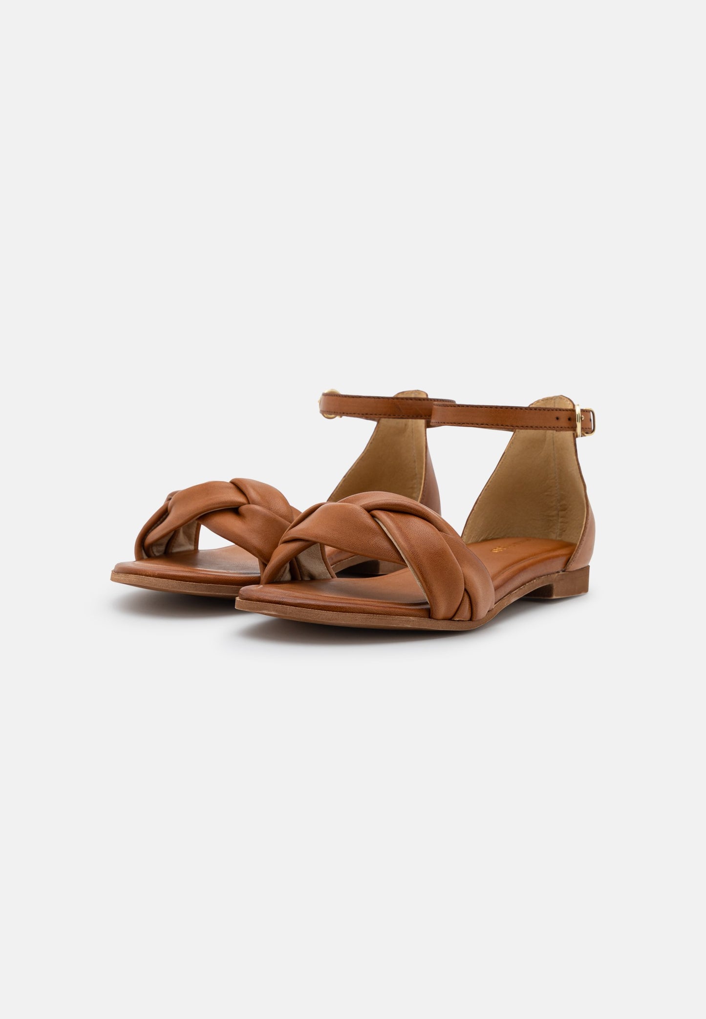  Leather - Sandals - Cognac