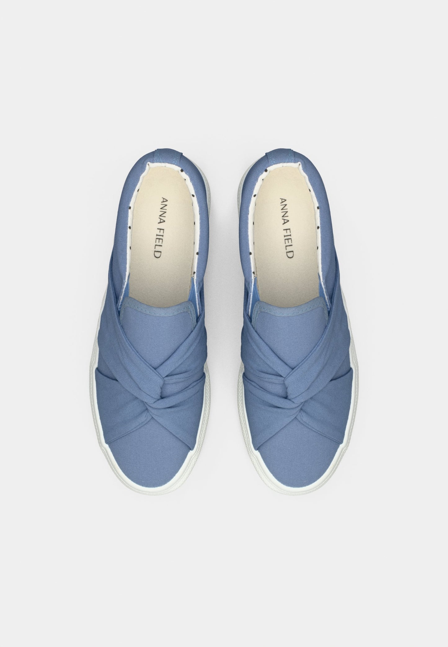 Anna Field Slip-ons - Light Blue