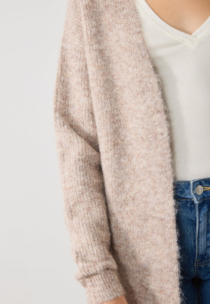 Anna Field Cardigan - Taupe Melange