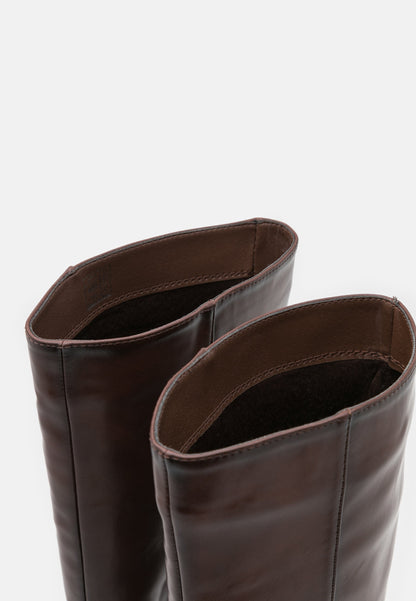 Anna Field High Heeled Boots - Dark Brown