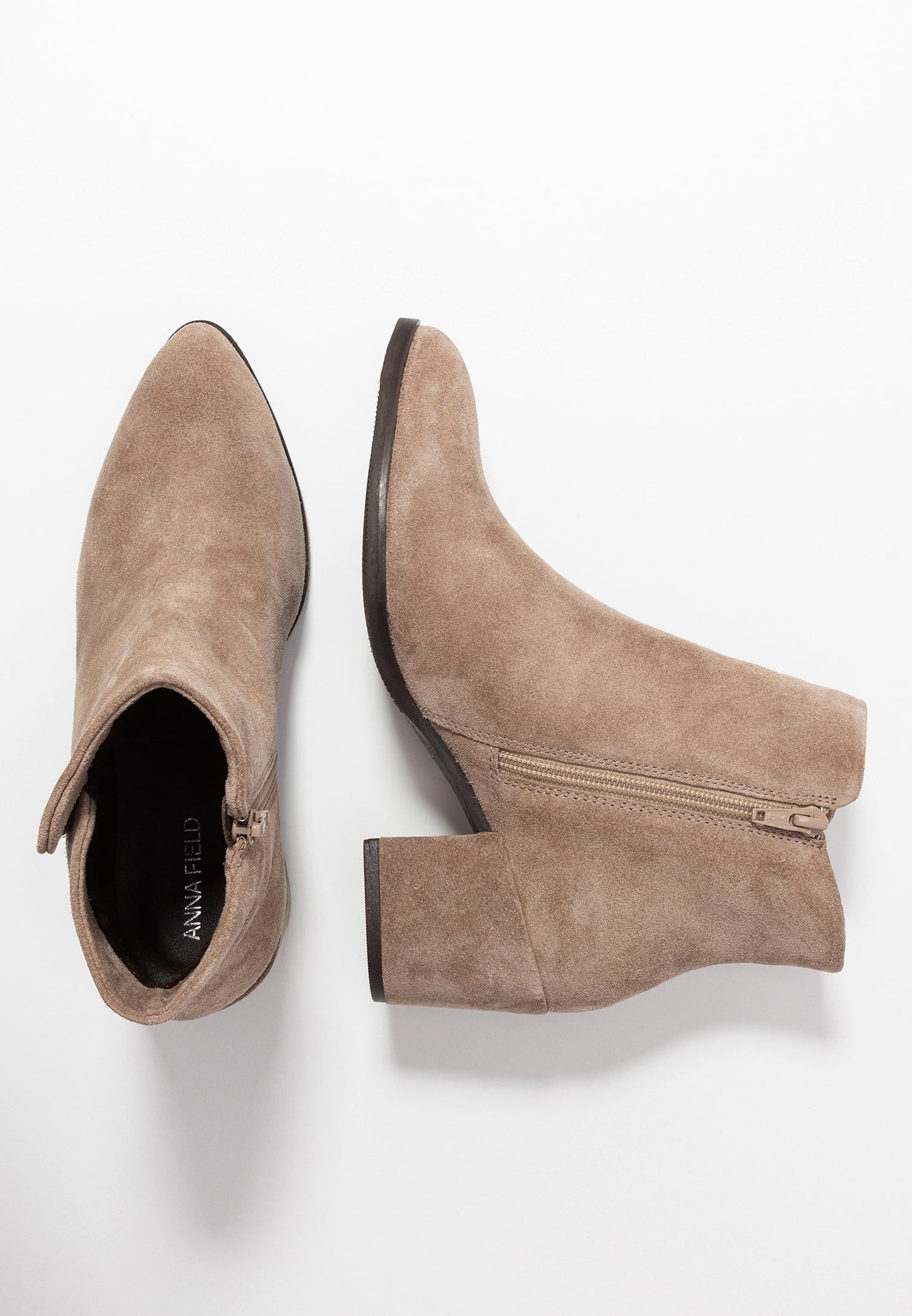 Anna Field Leather- Ankle Boots - Beige