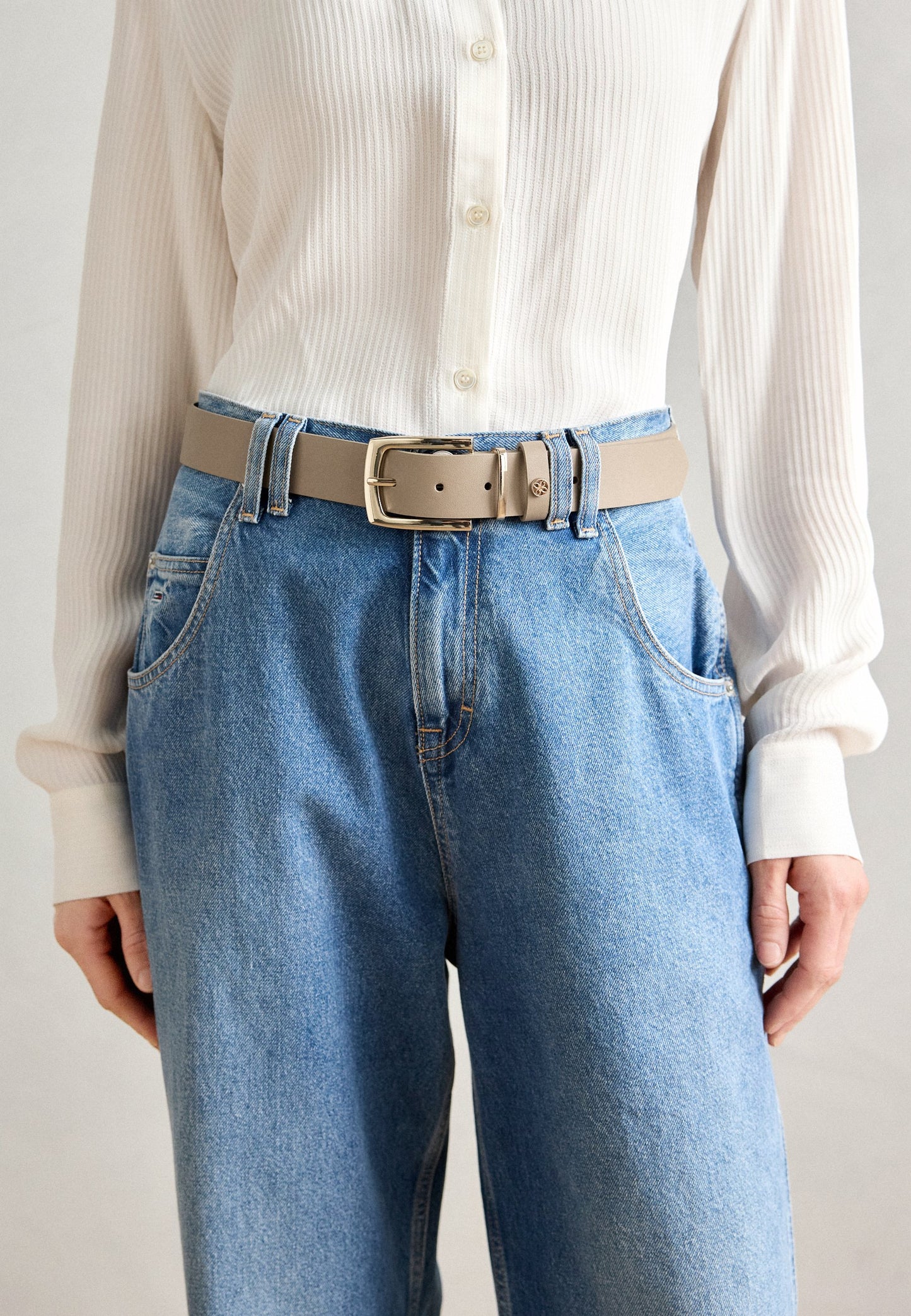 Anna Field Belt - Beige/gold-coloured
