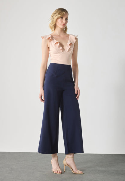 Anna Field Jumpsuit - Cameo Rose/navy