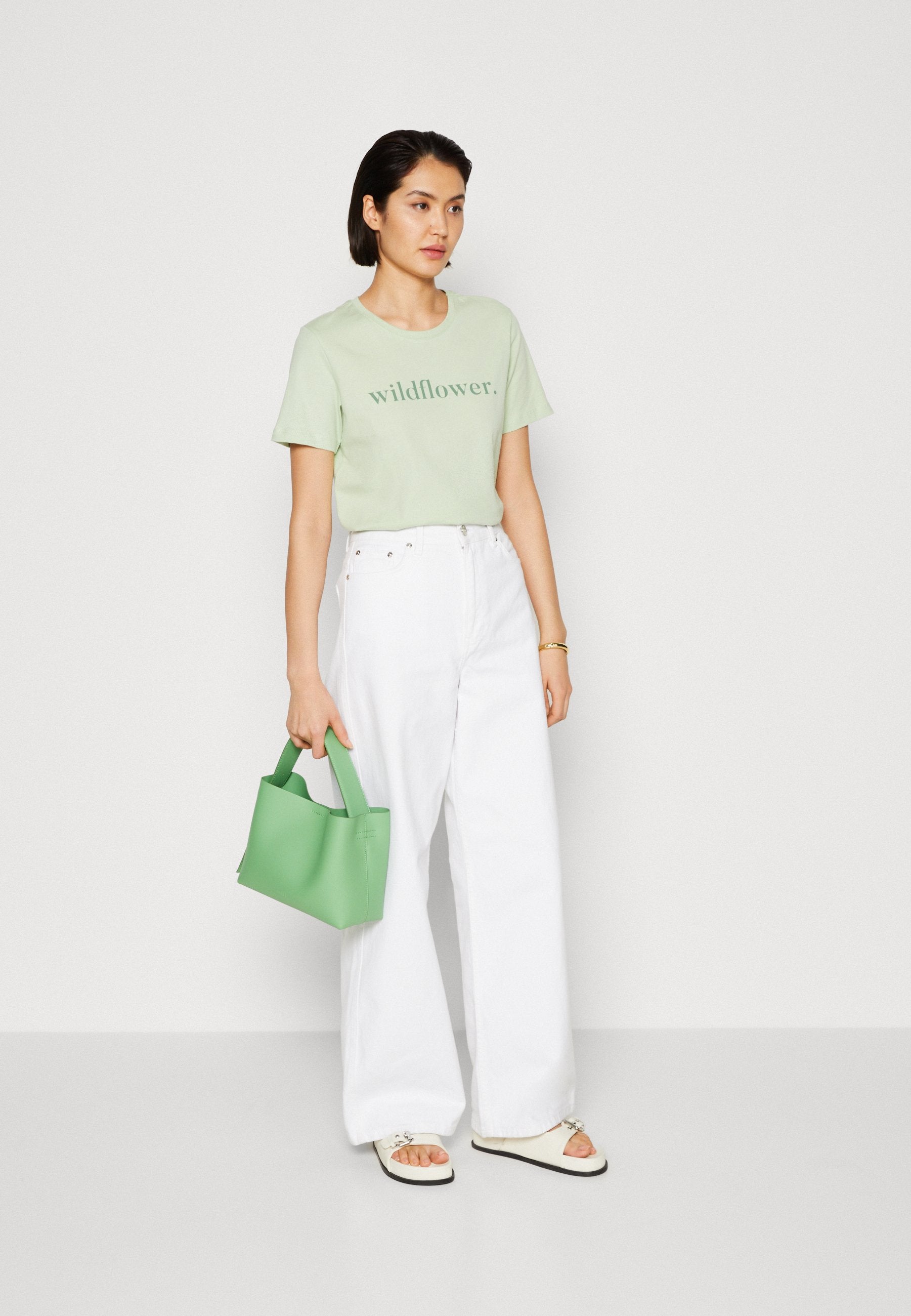 Anna Field Print T-Shirt - Green