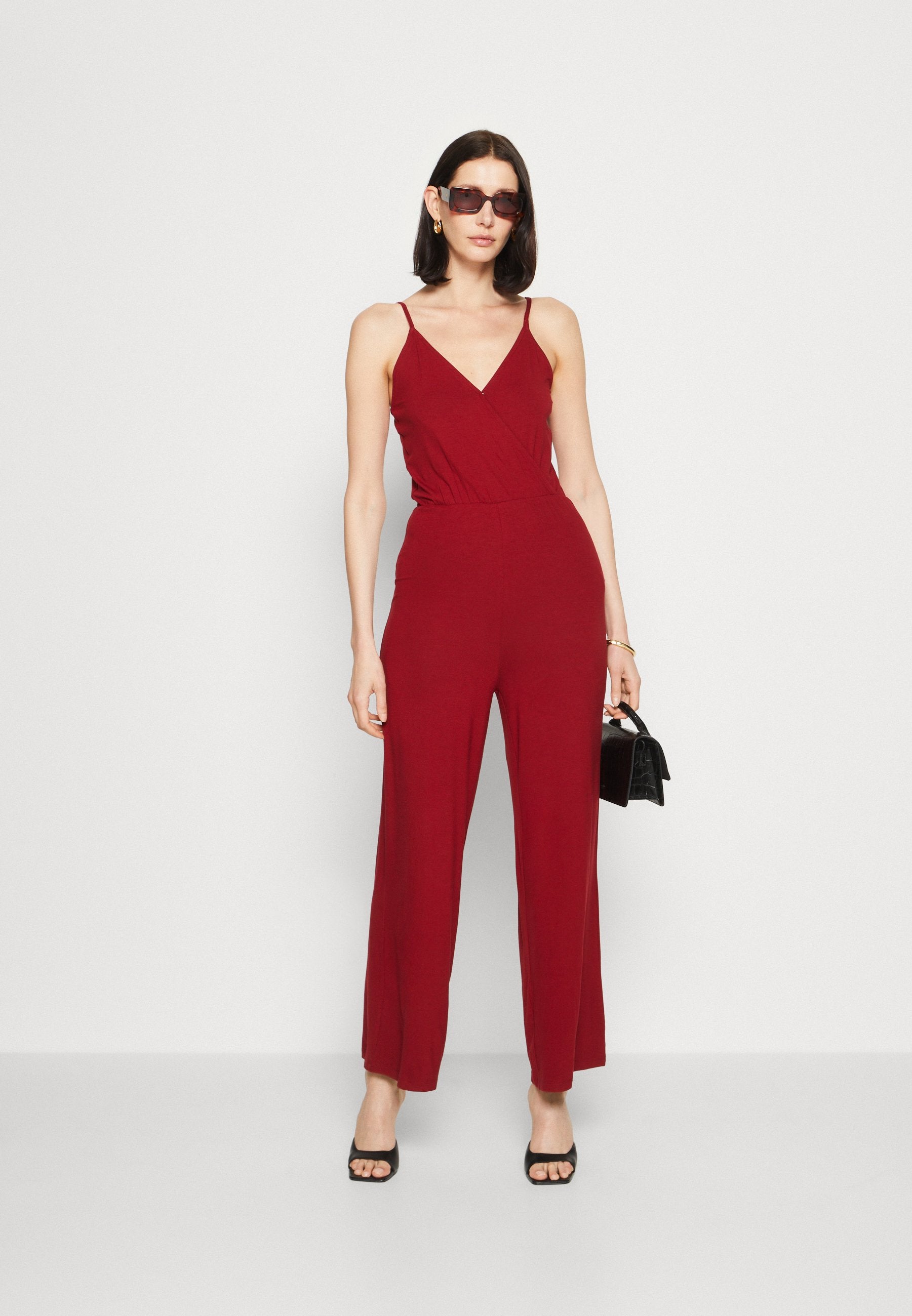 Anna Field Jumpsuit - Dark Red