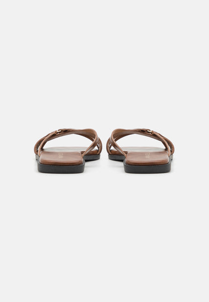 Anna Field Mules - Brown