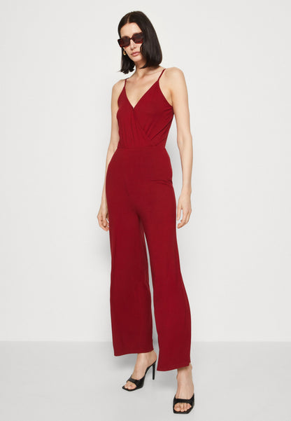 Anna Field Jumpsuit - Dark Red