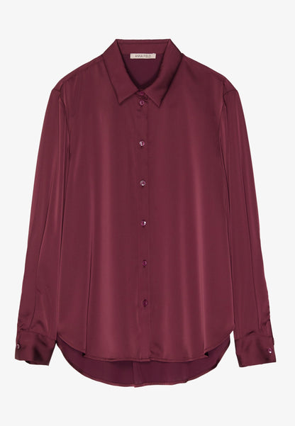Anna Field Button-down Blouse - Dark Purple