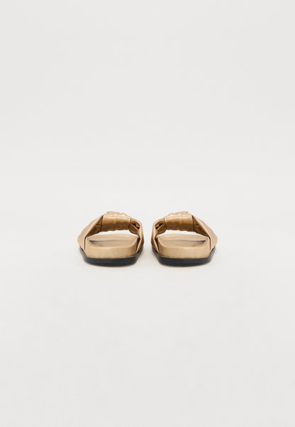 Anna Field Mules - Gold