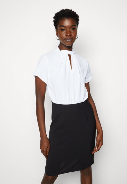 Anna Field Shift Dress - Black/White
