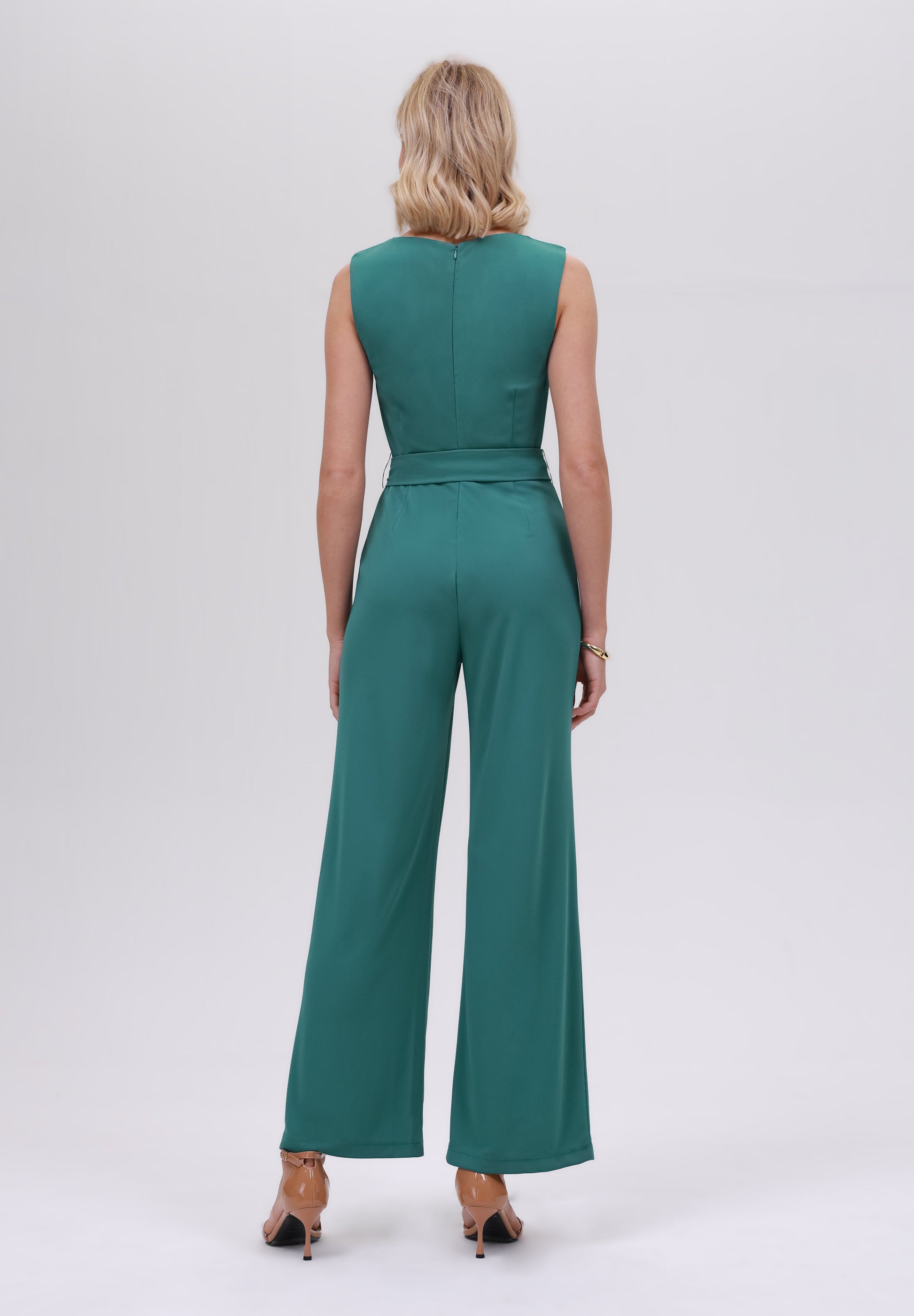 Anna Field Jumpsuit - Navy Green