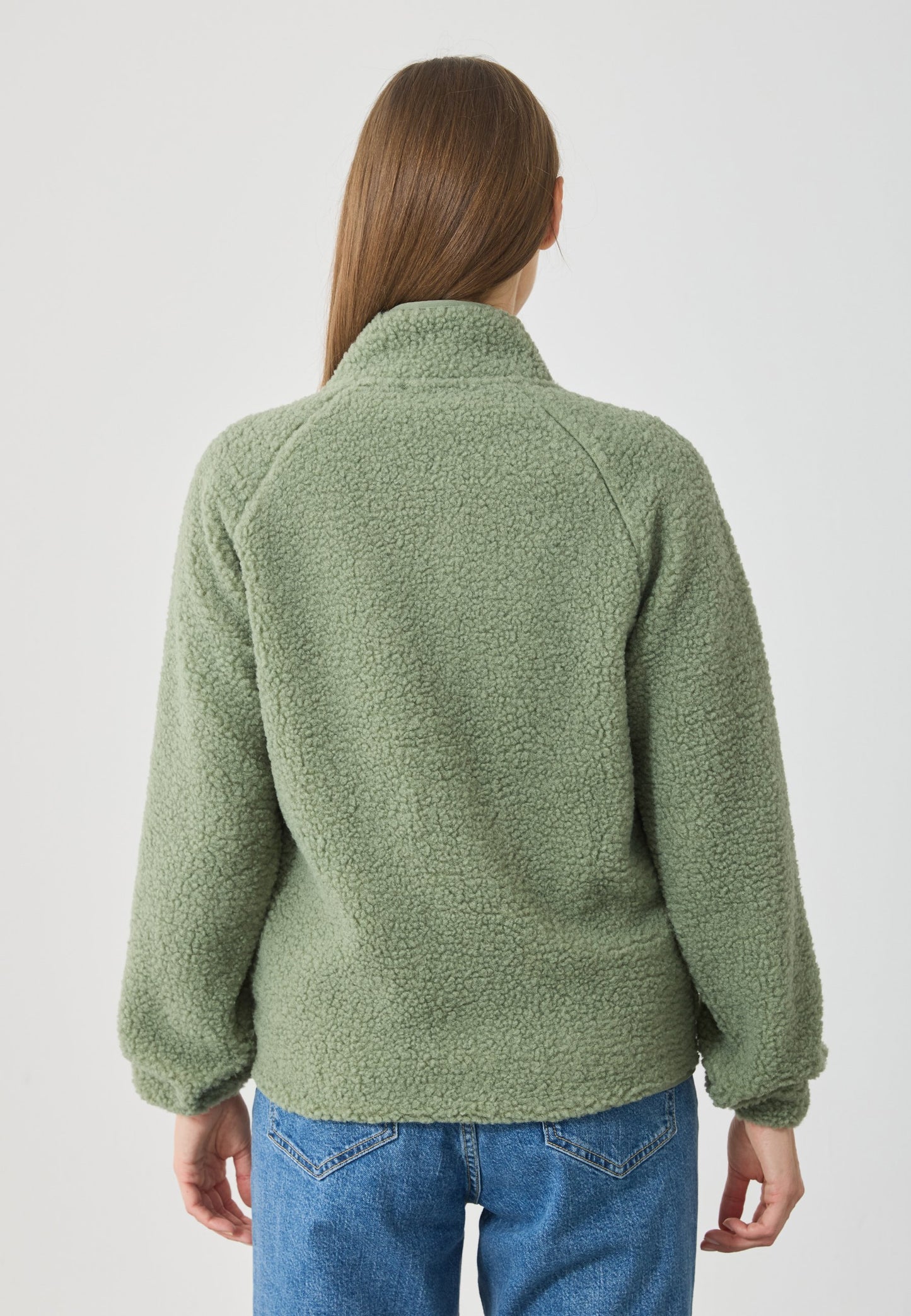 Anna Field Fleece Jacket - 17-6212 Tcx Sea Spray