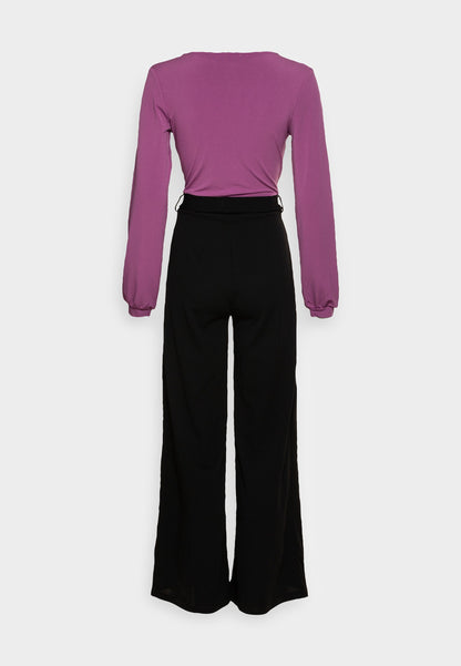 Anna Field Jumpsuit - Purple/Black