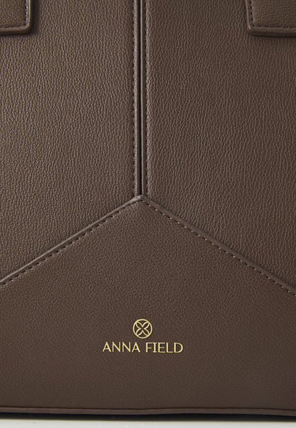 Anna Field Laptop Bag - Dark Brown