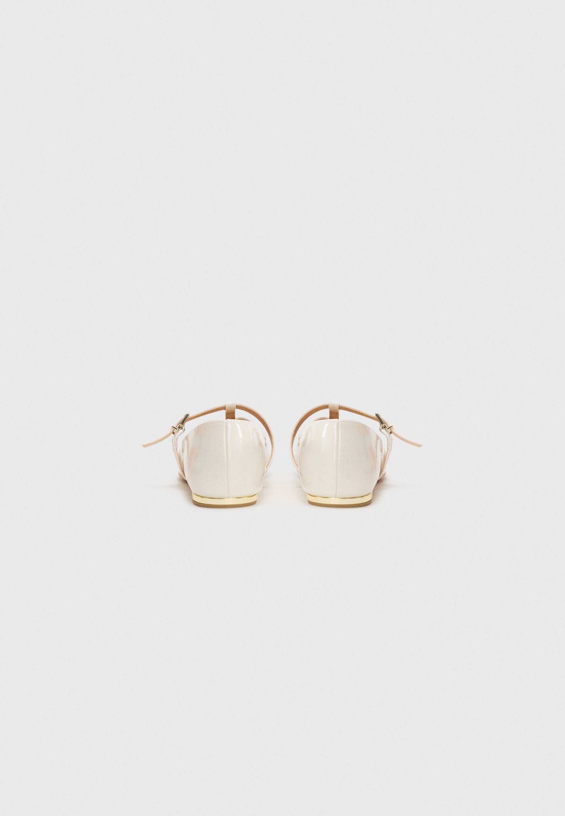 Anna Field Ankle Cuff Ballet Pumps - Off White