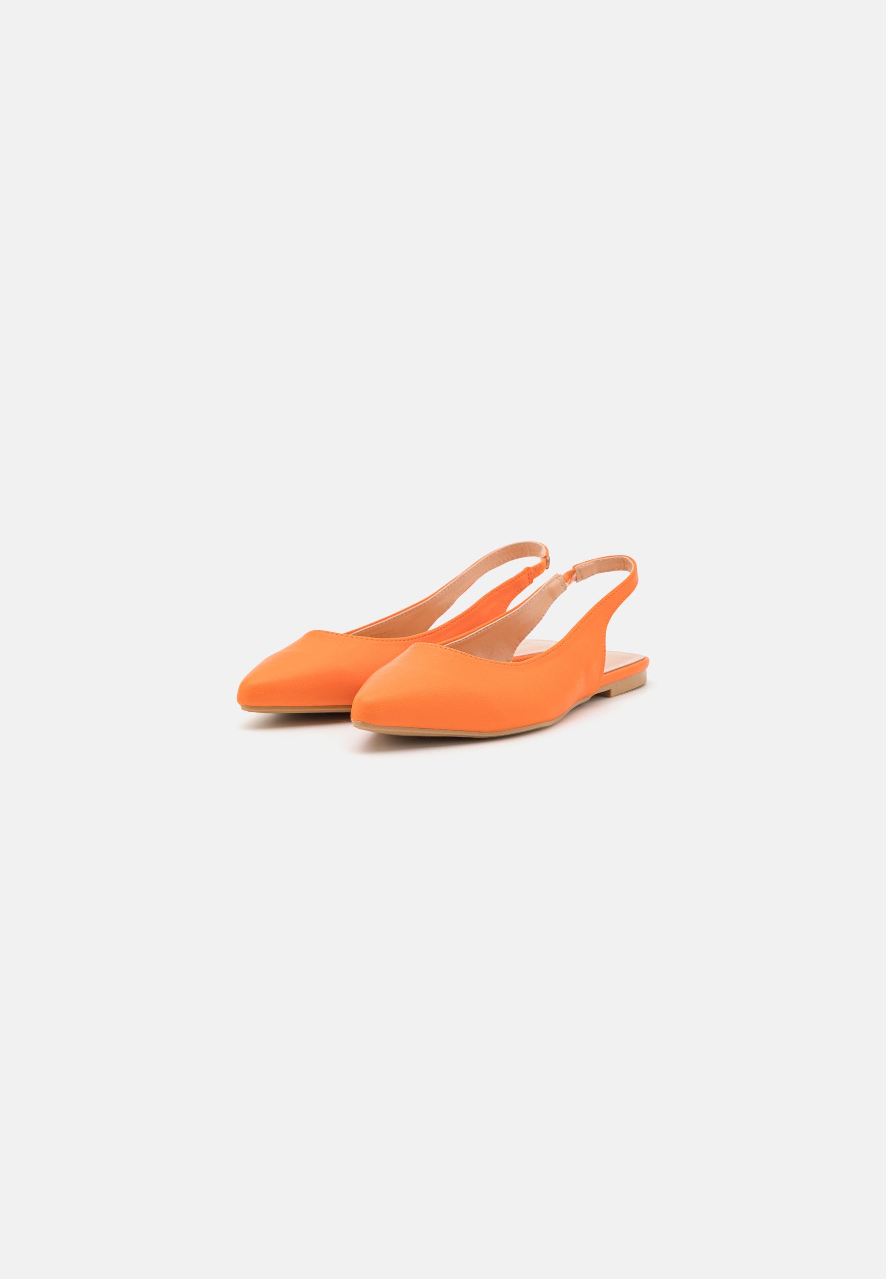 Anna Field Slingback Ballet Pumps - Orange