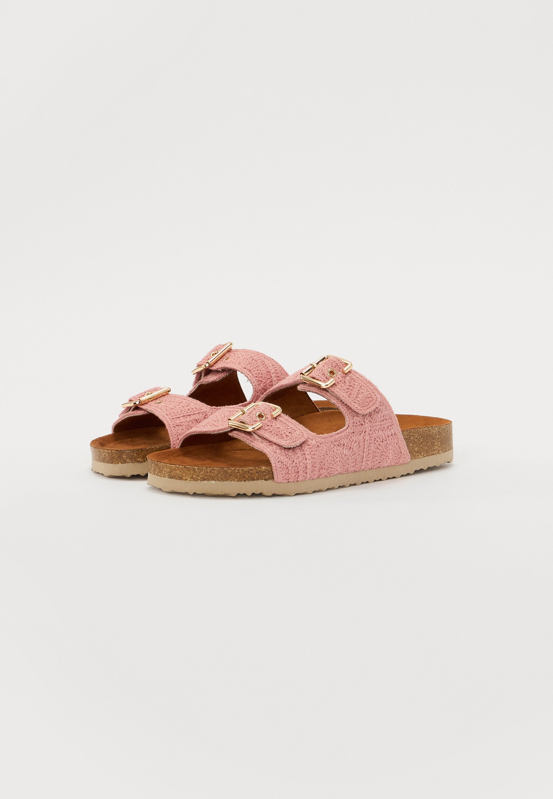 Anna Field Mules - Light Rose