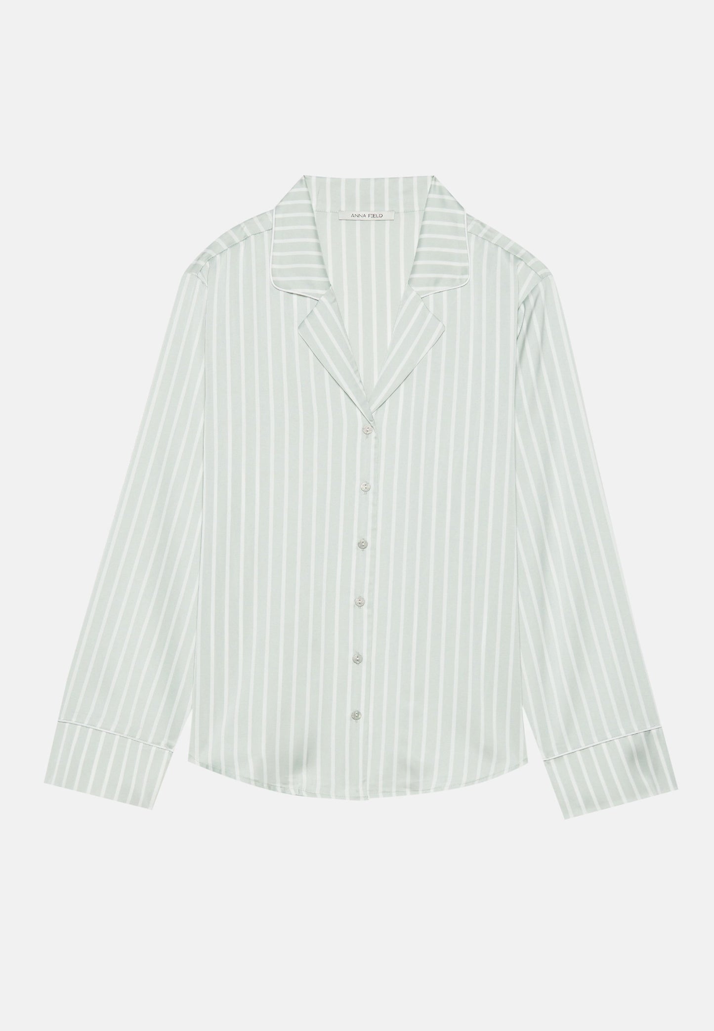 Anna Field Pyjama Set - White,light Grey