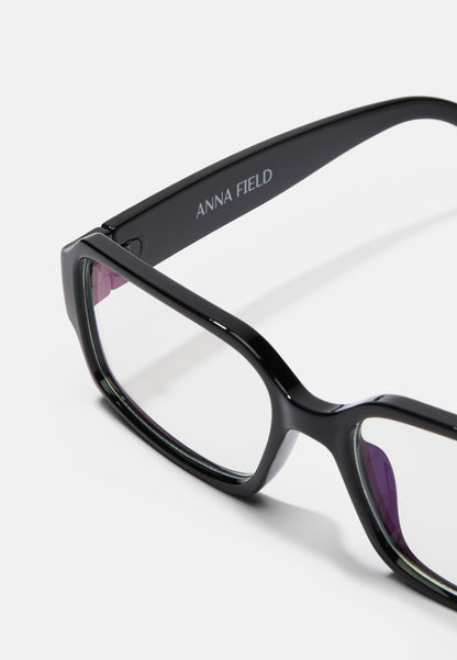 Anna Field Blue Light Glasses - Black