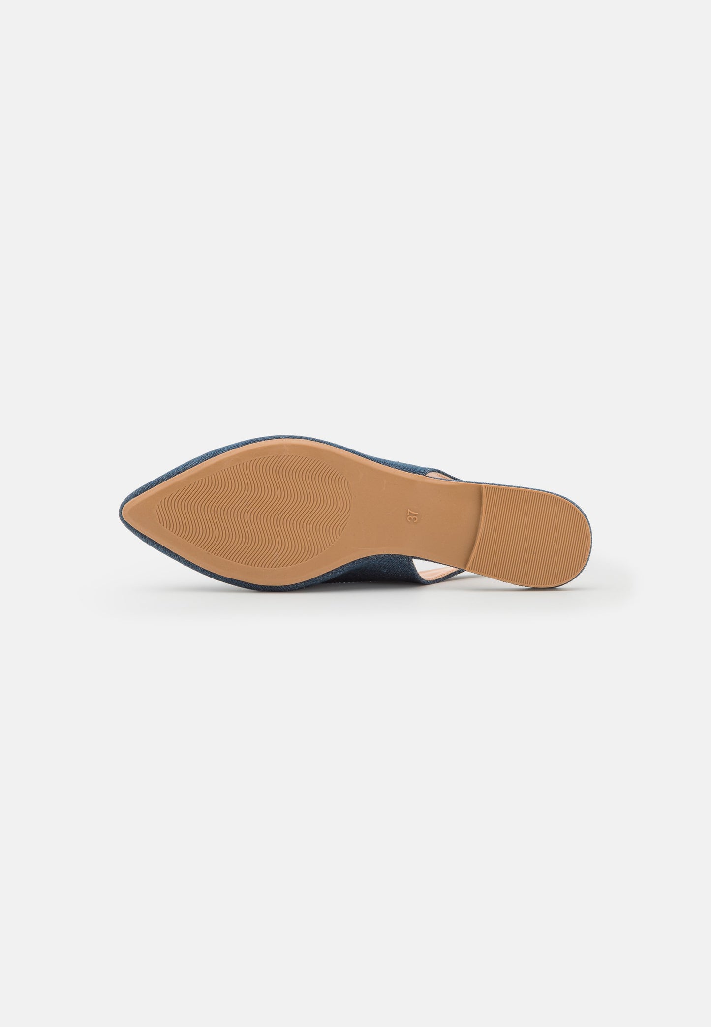 Anna Field Slingback Ballet Pumps - Blue