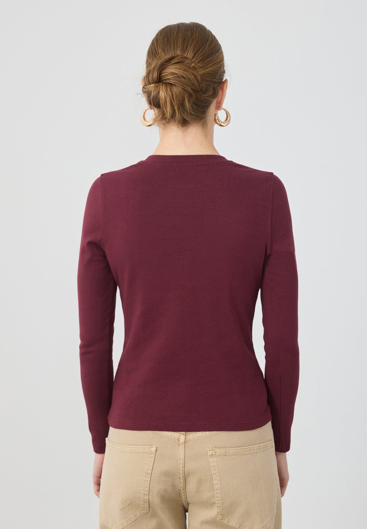 Anna Field Cardigan - Bordeaux