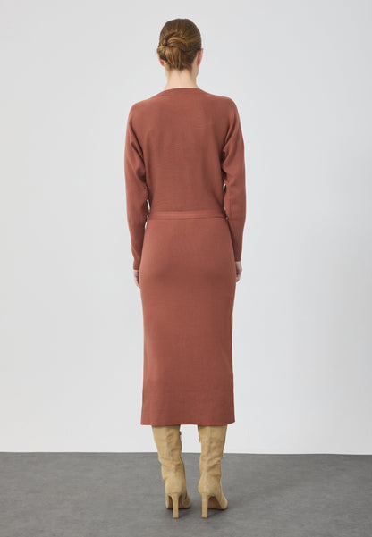 Anna Field Jumper Dress - Rust
