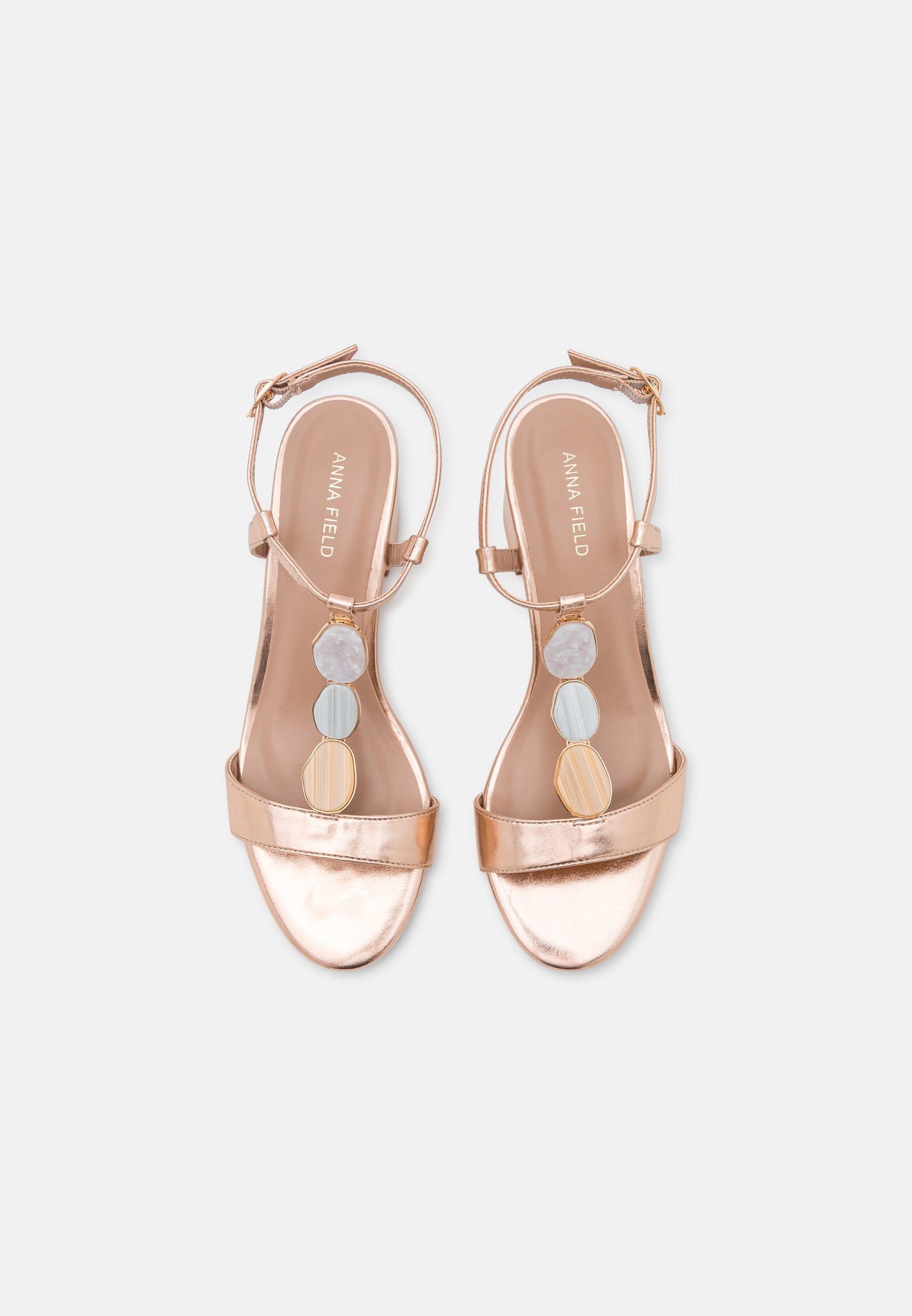 Anna Field Sandals - Rose Gold-Coloured