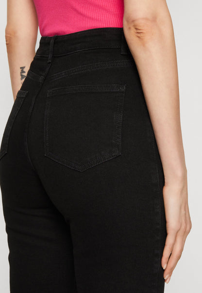Anna Field Straight Leg Jeans - Black Denim