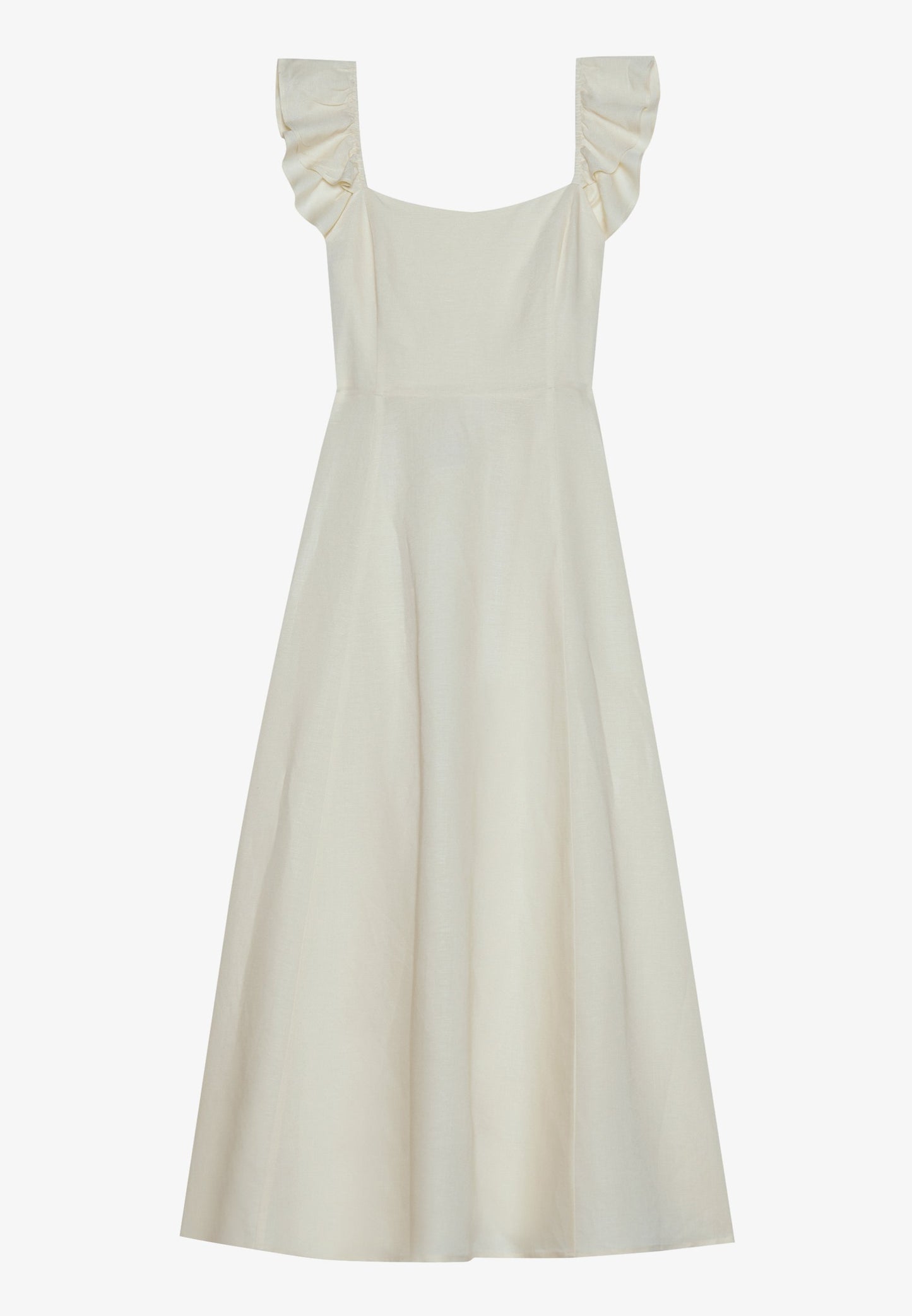 Anna Field LINEN MIX MAXI DRESS - Maxi Dress - White