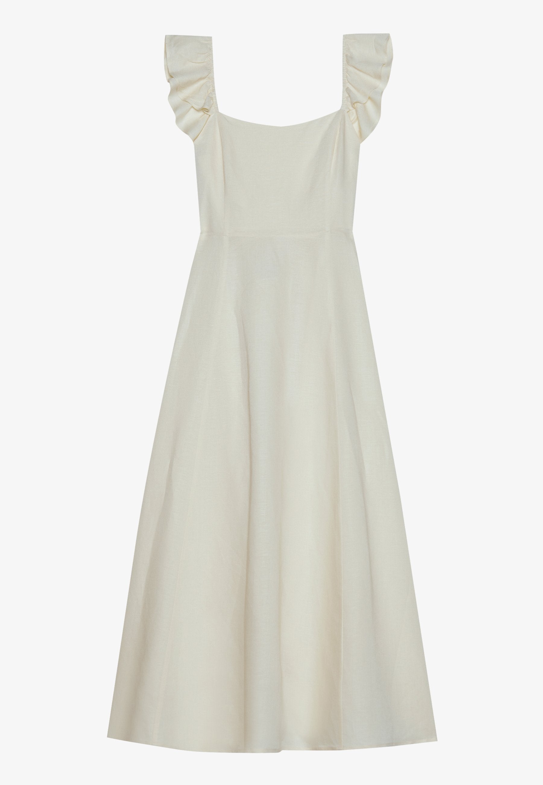 Anna Field LINEN MIX MAXI DRESS - Maxi Dress - White