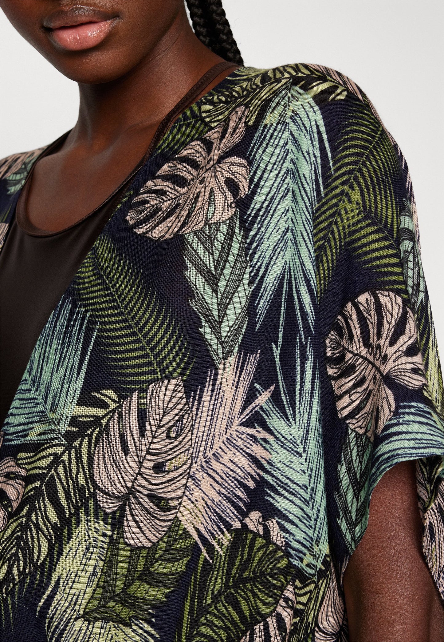 Anna Field PRINTED SHORT KIMONO - Beach Accessory - Orange
