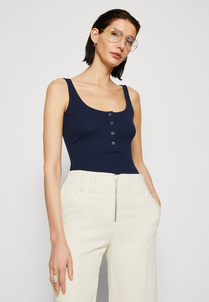 Anna Field Top - Dark Blue