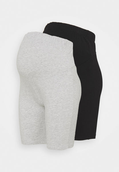  2 Pack - Leggings - Trousers - Black/Light Grey