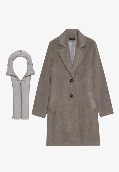 Anna Field Classic Coat - Mottled Beige