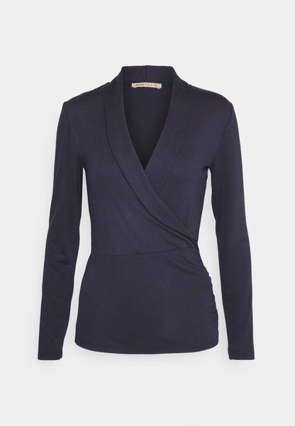  Long Sleeved Top -Dark Blue