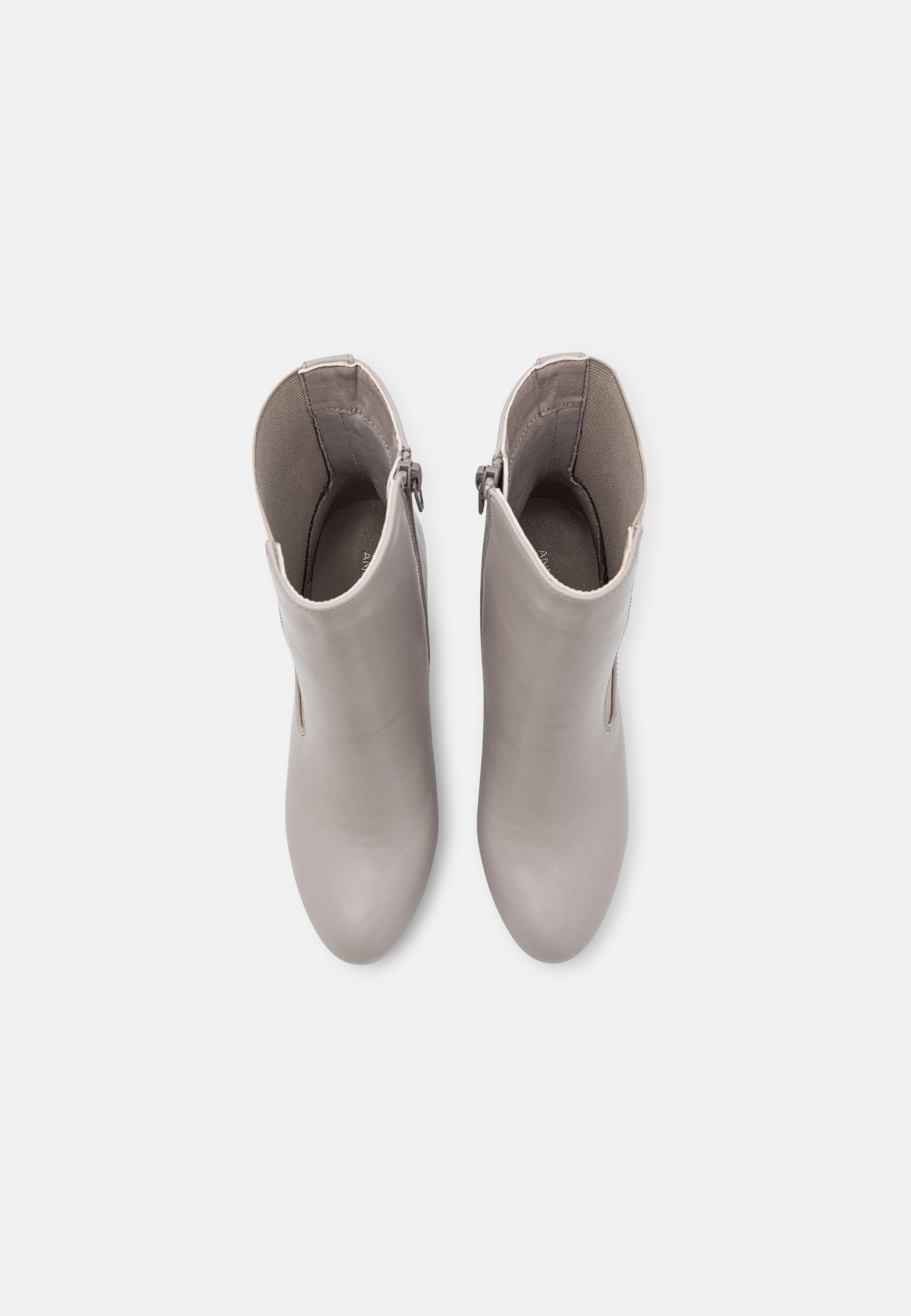  Platform Ankle Boots - Grey