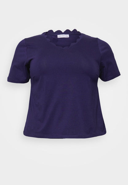  Print T-Shirt - Dark Blue