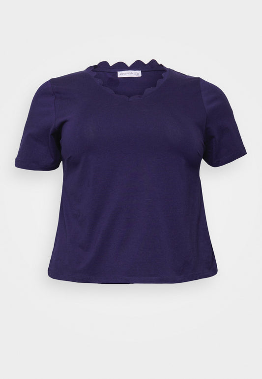  Print T-Shirt - Dark Blue