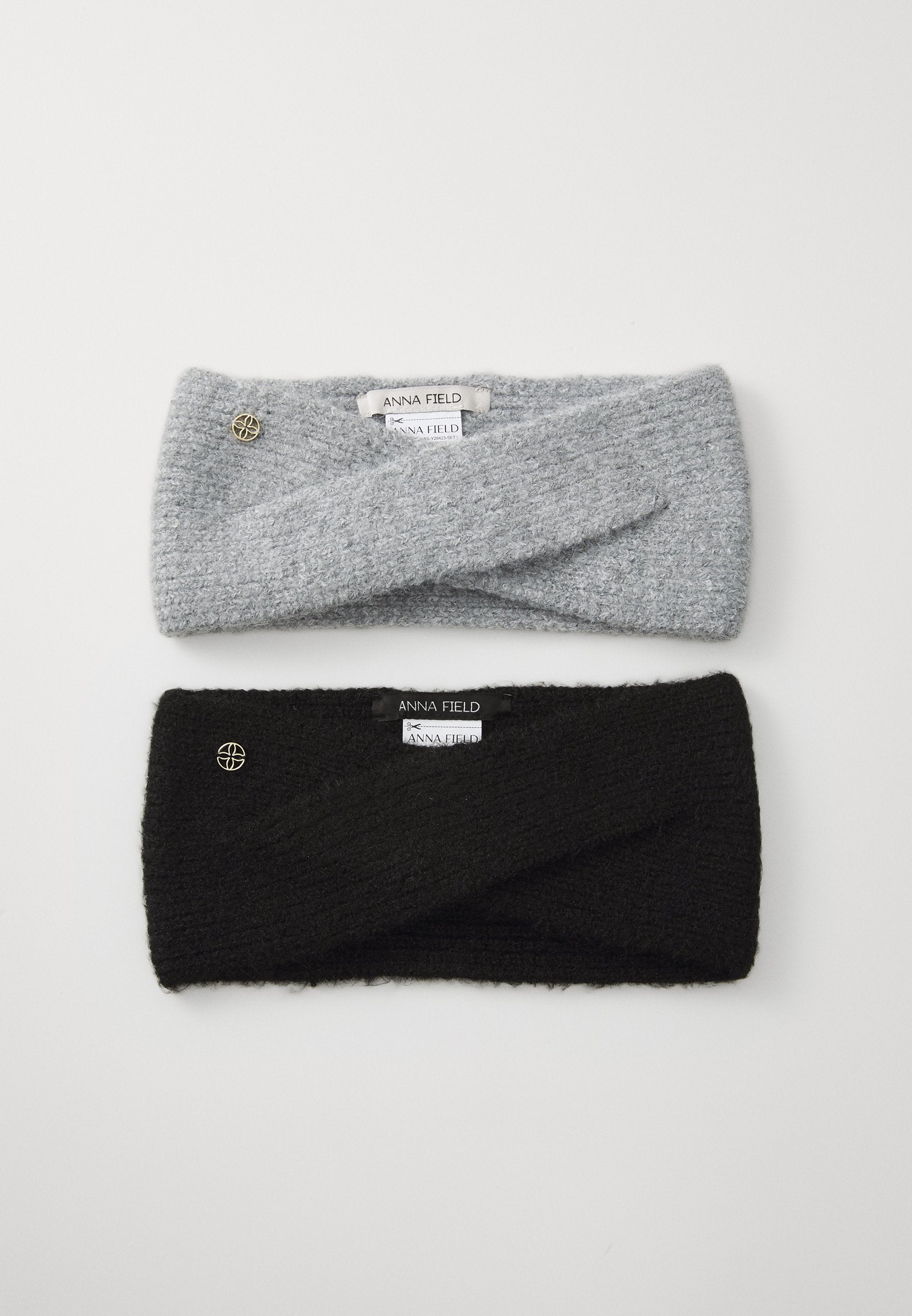 Anna Field SET - Ear Warmers - Grey/black