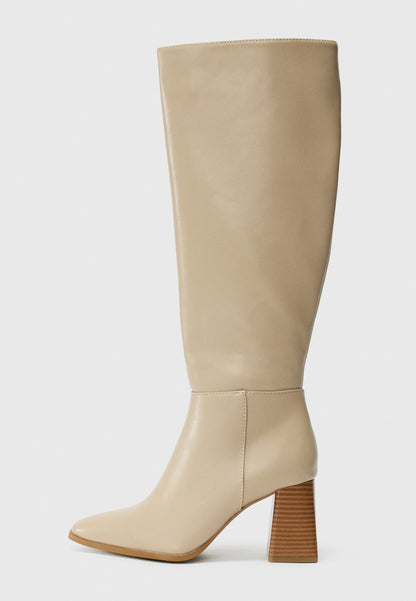 Anna Field High Heeled Boots - Camel
