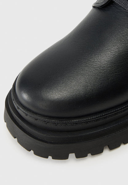 Anna Field LEATHER - Winter Boots - Black