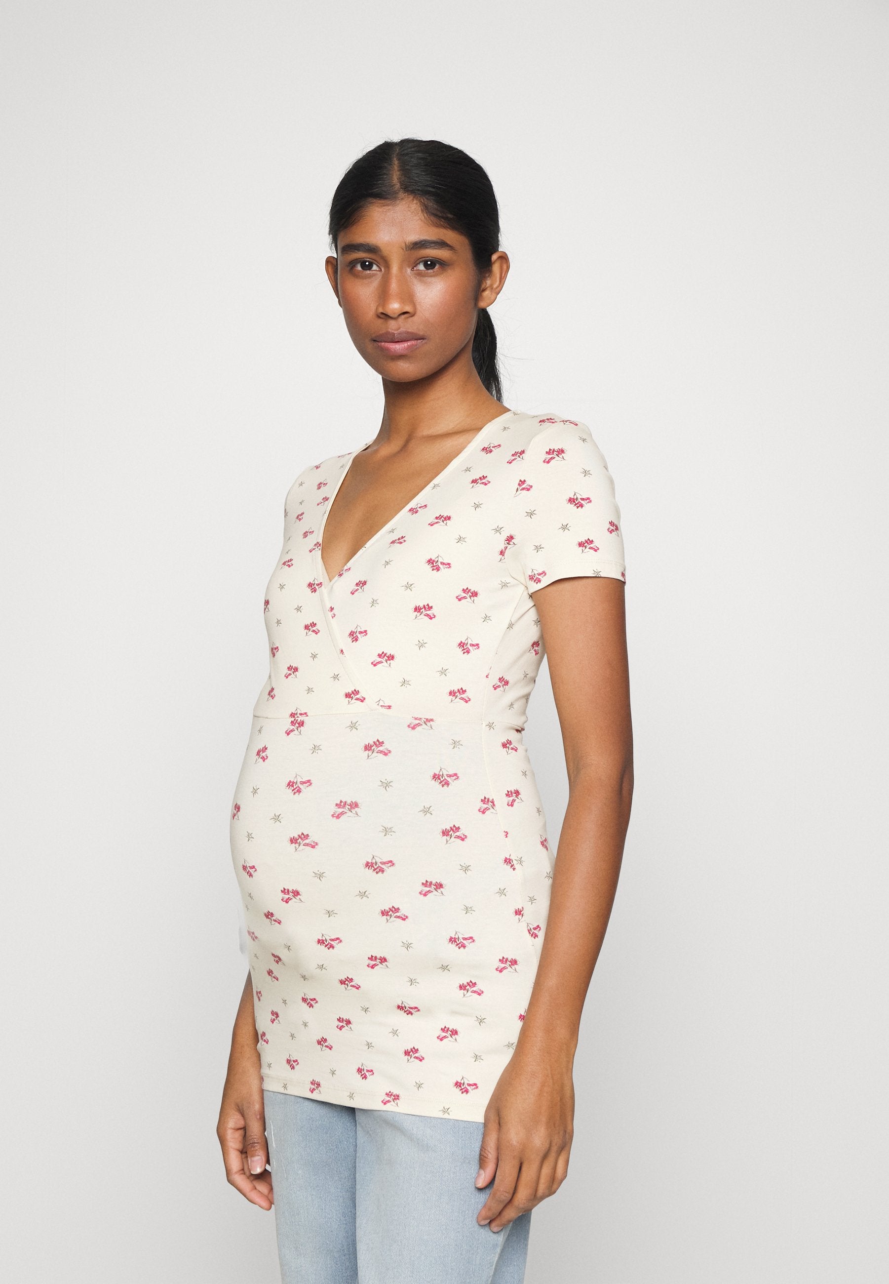  2 Pack - Basic T-Shirt - Pink/Off-White/Multi-Coloured