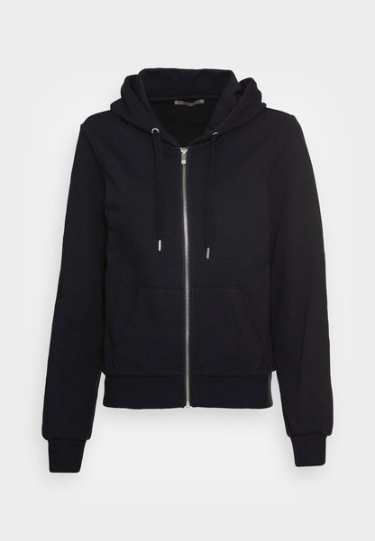 Anna Field Zip-Up Sweatshirt - Black
