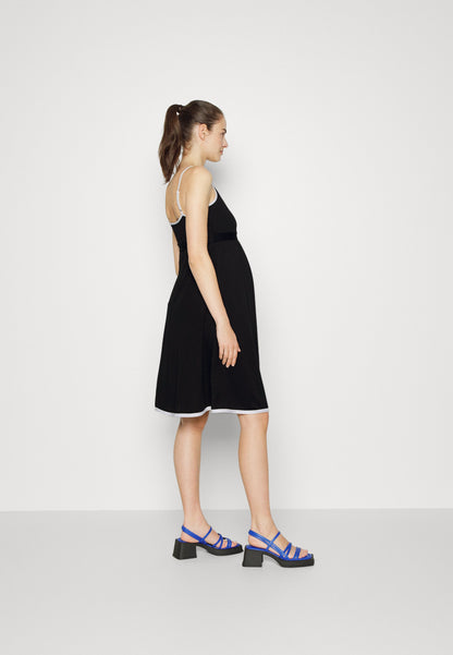  Jersey Dress - Black/White