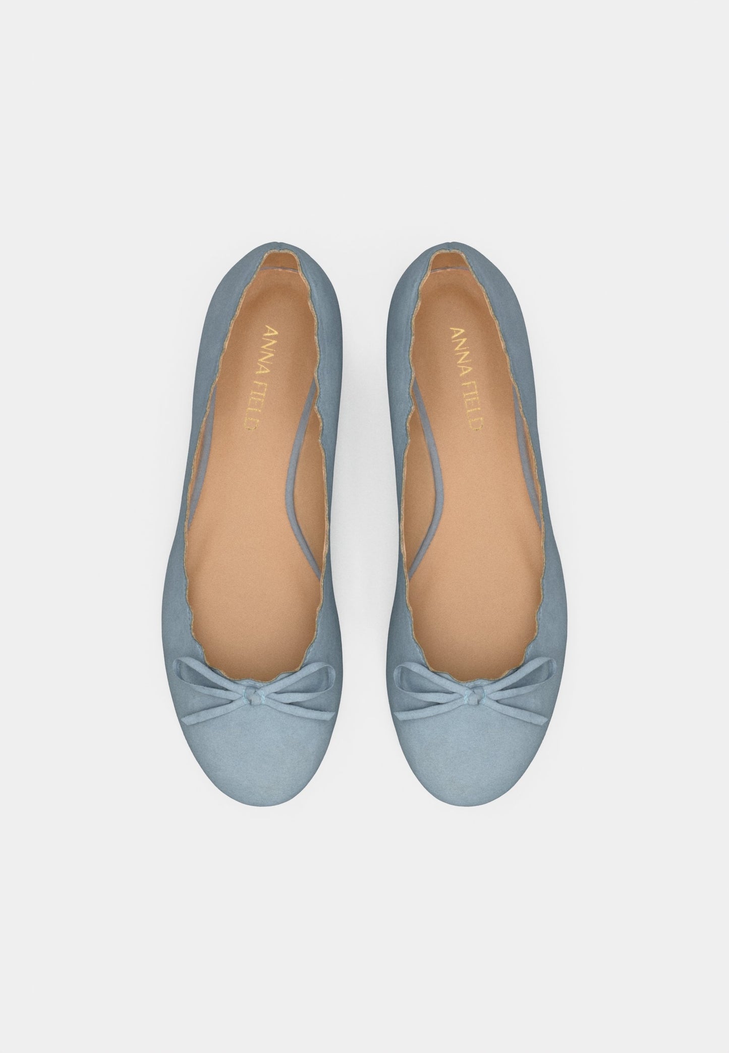Anna Field Ballet Pumps - Light Blue