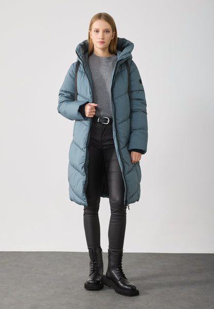 Anna Field CONTRAST - Winter Coat - Light Blue