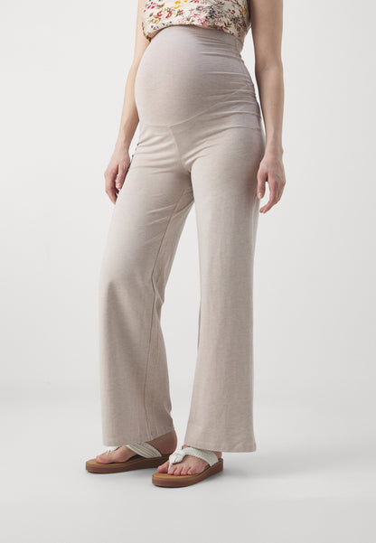  2 PACK - Tracksuit Bottoms - Black/mottled Beige