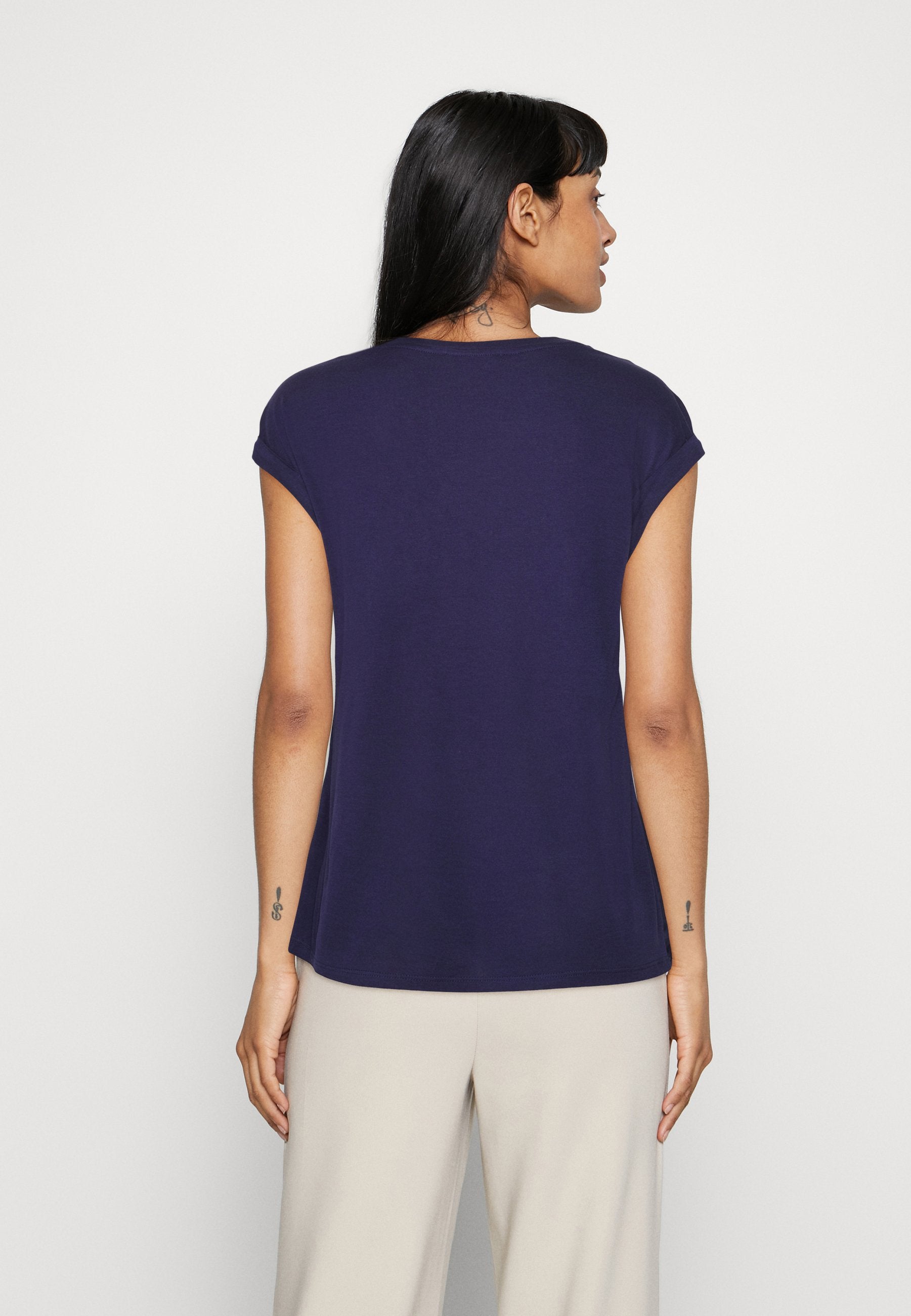 Anna Field Print T-Shirt - Dark Blue