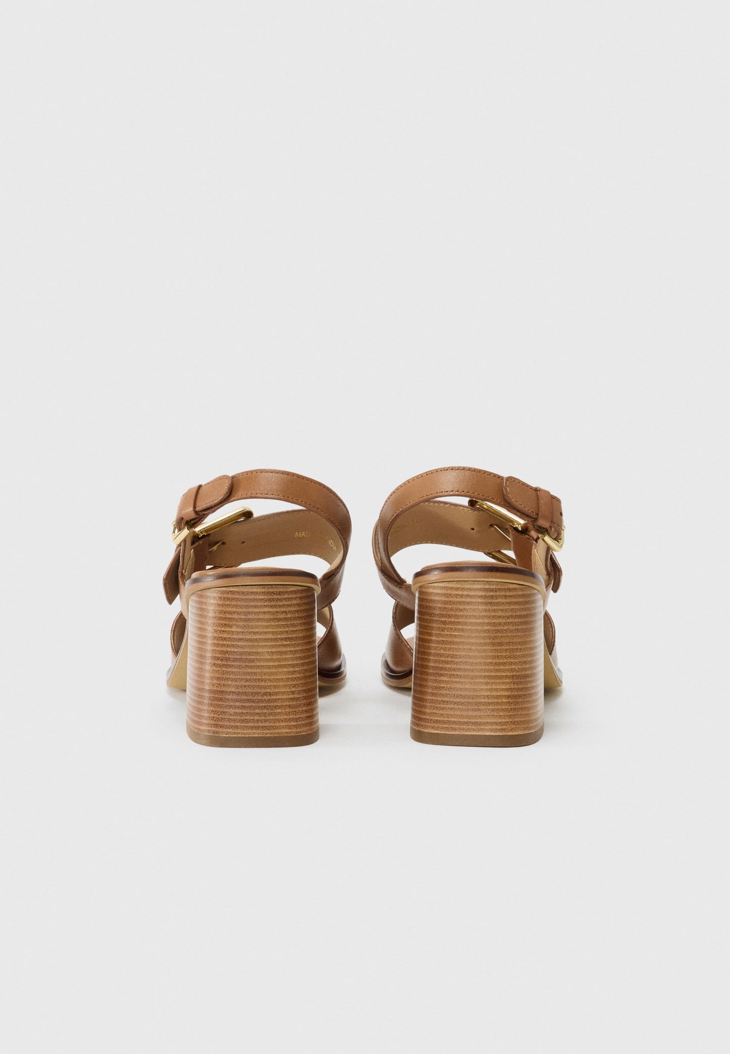 Anna Field LEATHER - High Heeled Sandals - Cognac